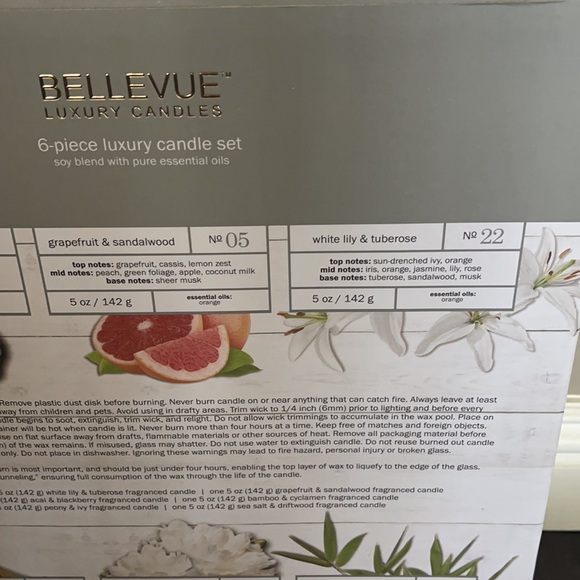 COPY - ❤️NEW!!❤️ 6️⃣ Pieces Luxury Candle Set. SOY Blend. - Picture 10 of 15